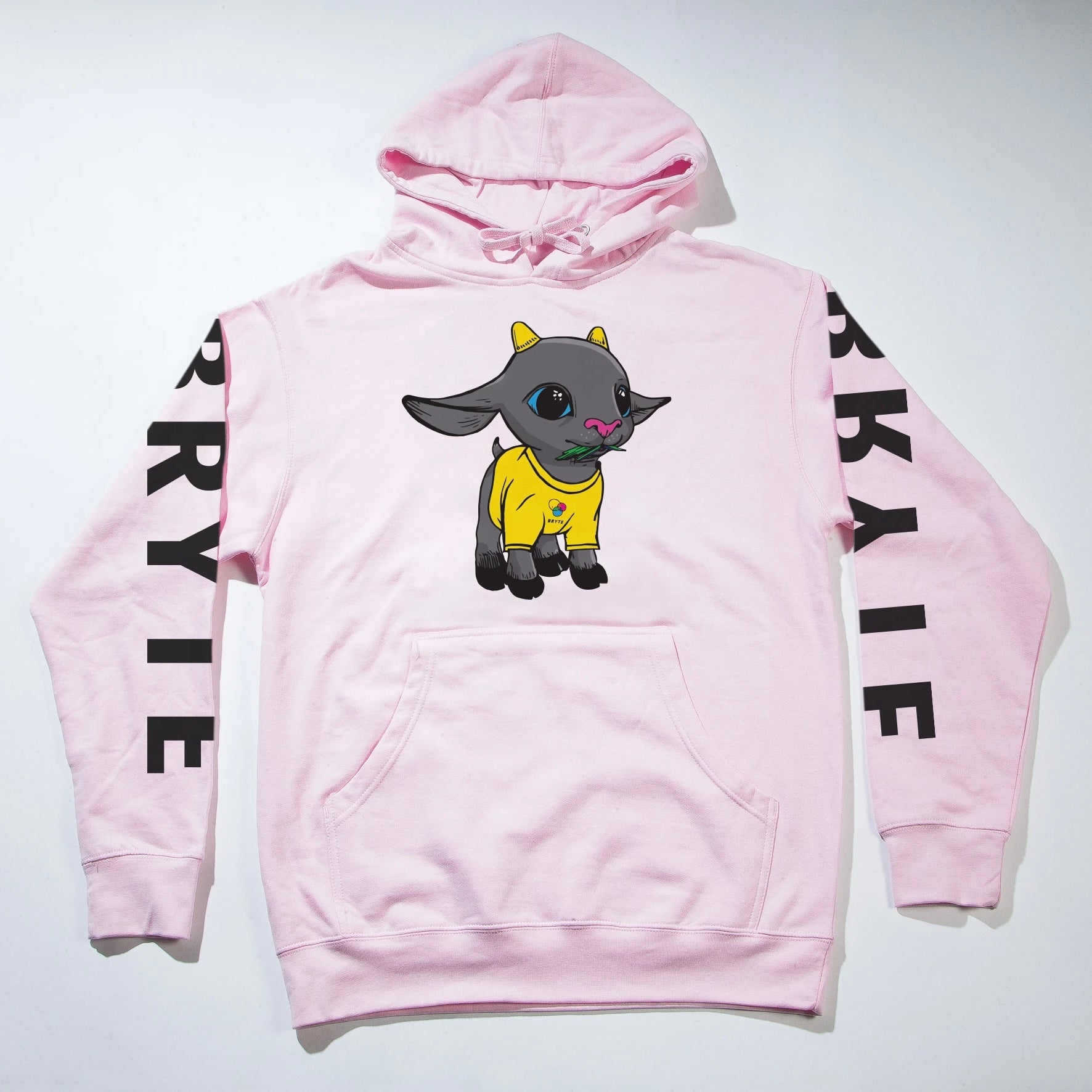 Young goat pink hoodie sale